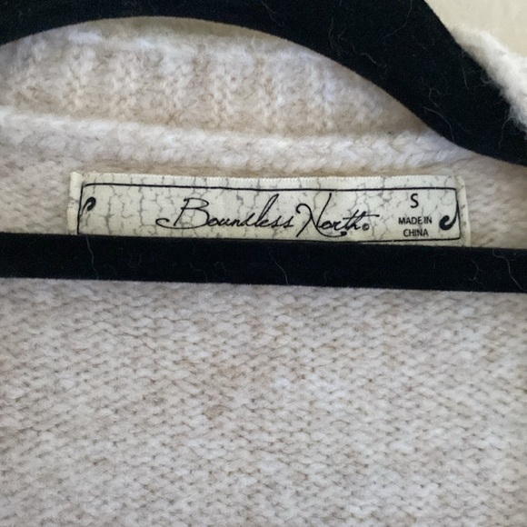 Boundless North Long Tan Cardigan Floral size Small - Picture 4 of 8